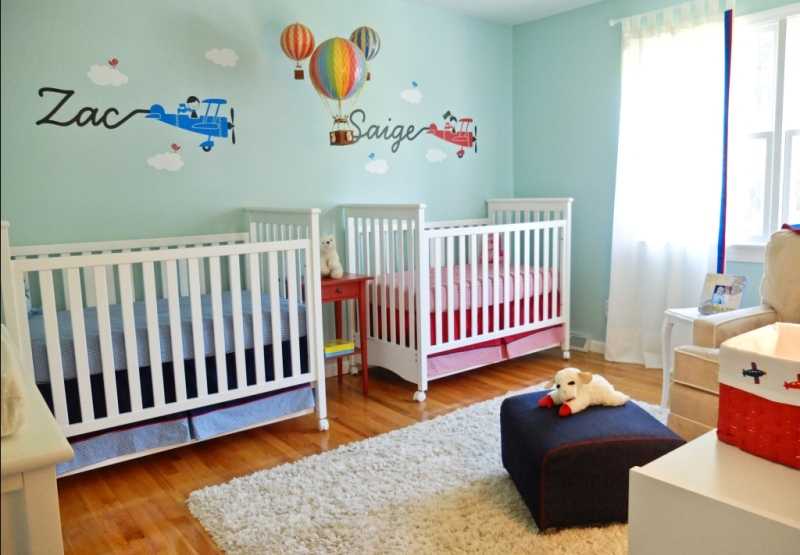 Комната новорожденного: зонирование и меблировка