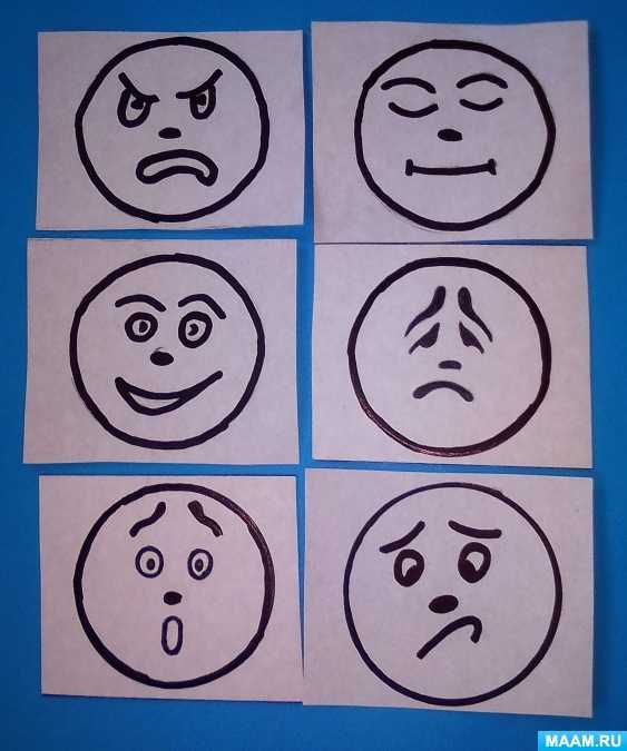 Эмоции картинки для детей детского сада