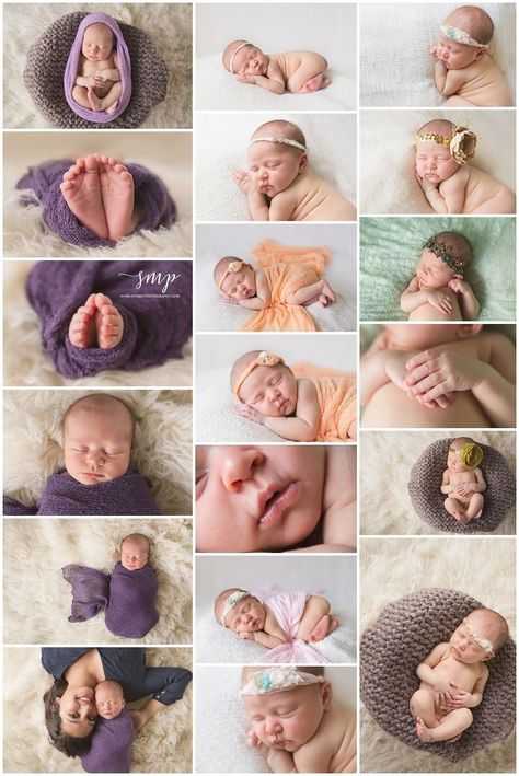 Проведение фотосессии для новорожденных