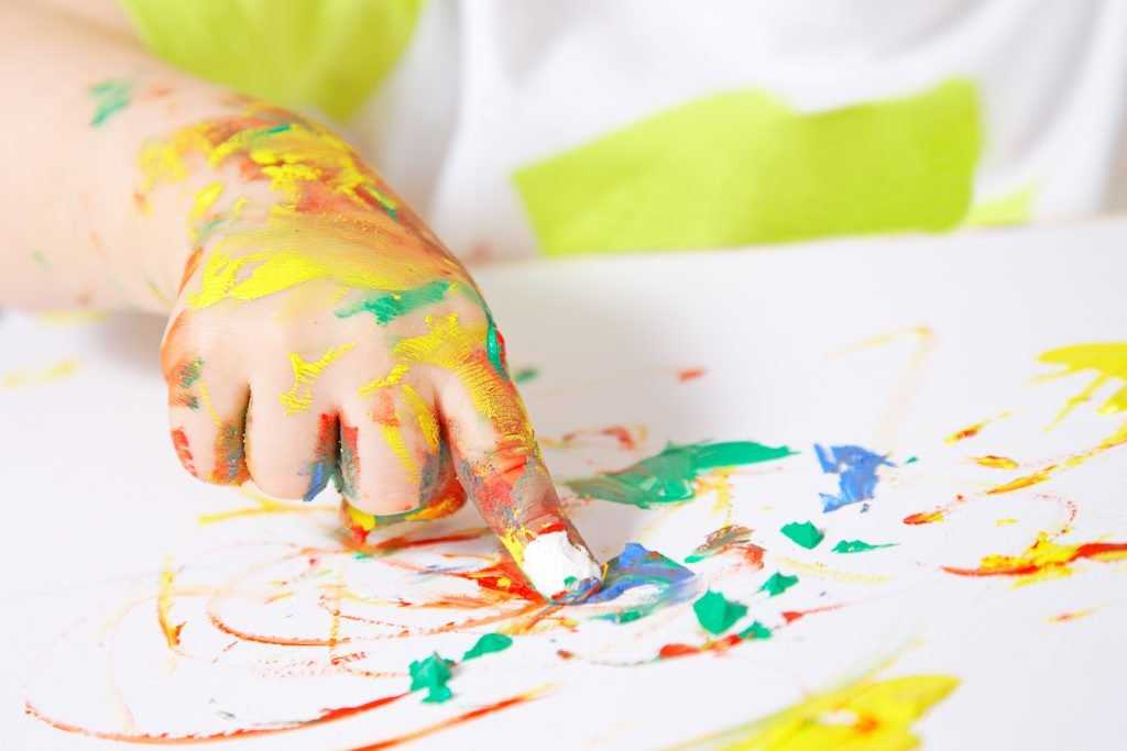 Пальчиковое рисование с ребенком, учимся рисовать пальчикамиamelica