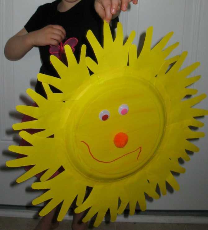 Поделка солнышко — фото вариантов создания детской игрушки