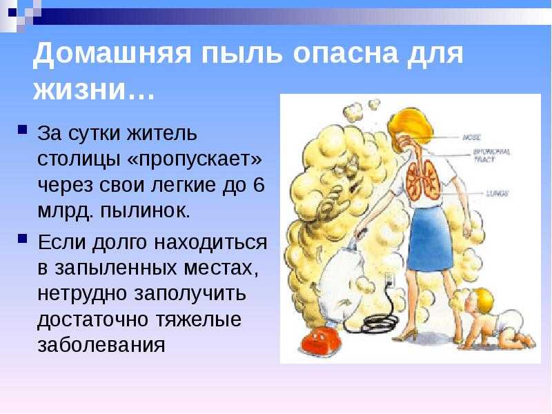 Вред пыли. чем опасно вдыхание пыли?