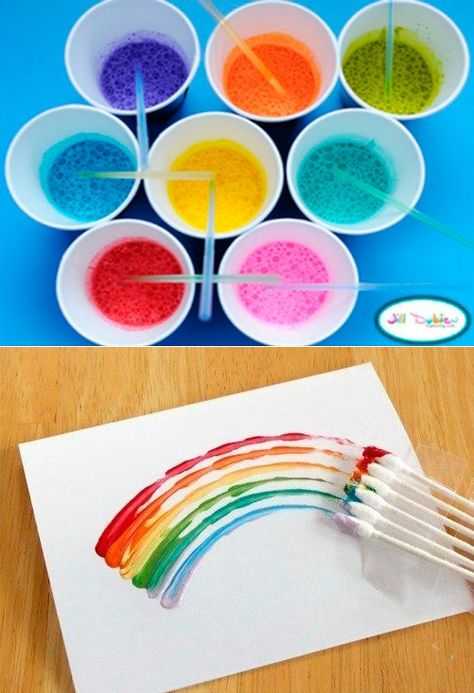 Техники рисования красками. рисуем красками с детьми