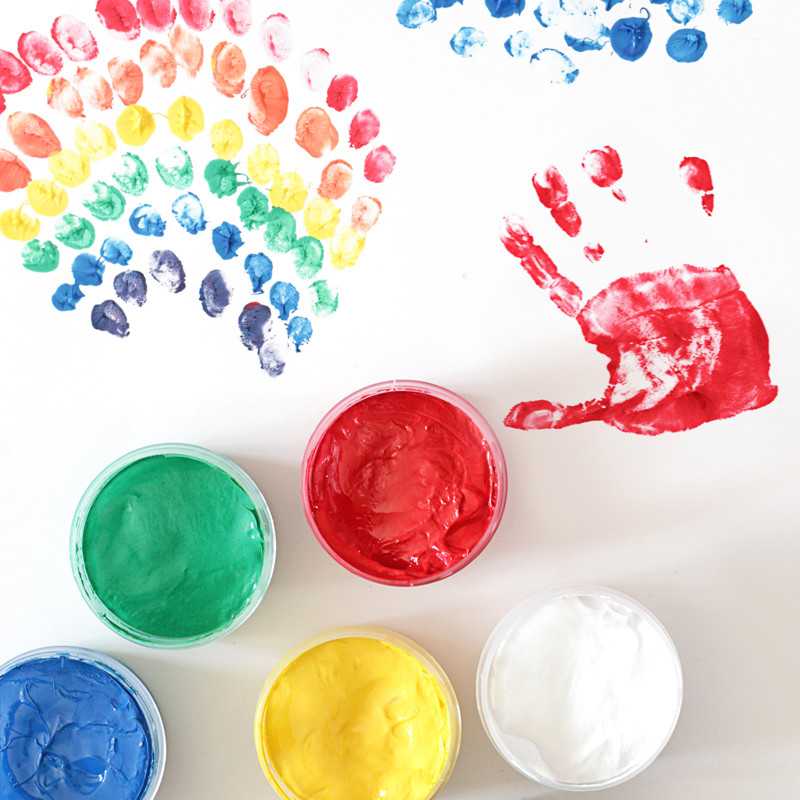 Пальчиковые краски для детей: 3 безопасных рецепта красок для пальчикового рисования