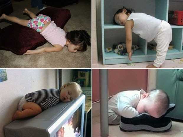Чем занимается ребенок пока папа спит )))
