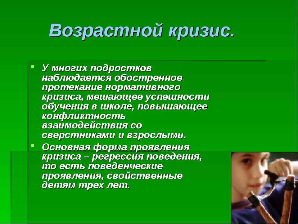 Психологический кризис в подростковом возрасте презентация