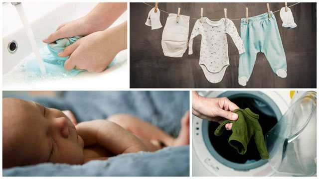Важные правила, как необходимо стирать вещи для новорожденных