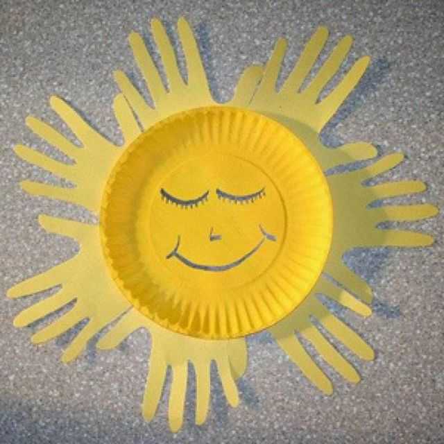 Солнышко своими руками: мк по изготовлению поделок для детского сада с пошаговыми фото и видео
