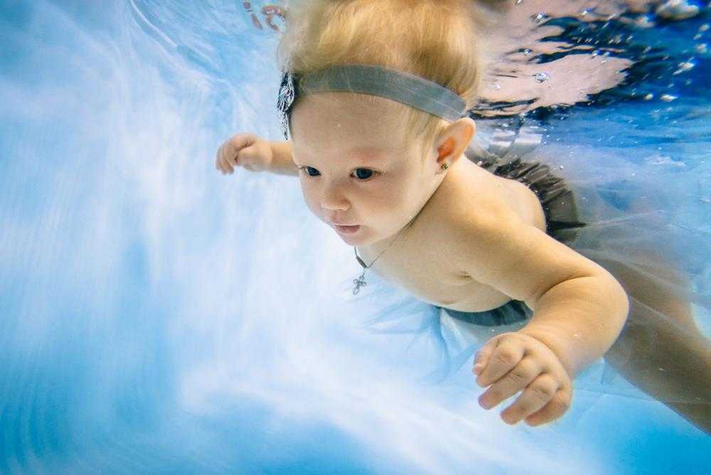 Семейное плавание малышей от 0 до 5 лет с родителем