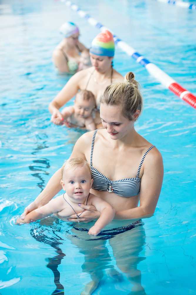 Плавать раньше, чем ходить - новорожденный. ребенок до года