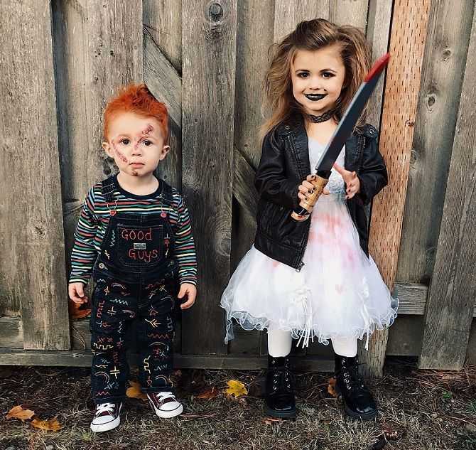Еда, ужастики и даже iphone: оригинальные детские костюмы на хэллоуин 2020
