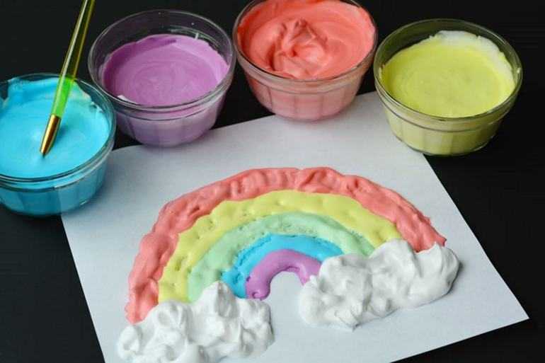Пальчиковые краски в домашних условиях: 10 рецептов приготовления из компонентов, которые найдутся в любом доме.