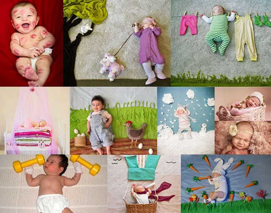 Самые необычные идеи для фотосессии детей дома от младенцев до детей старше 10 лет
