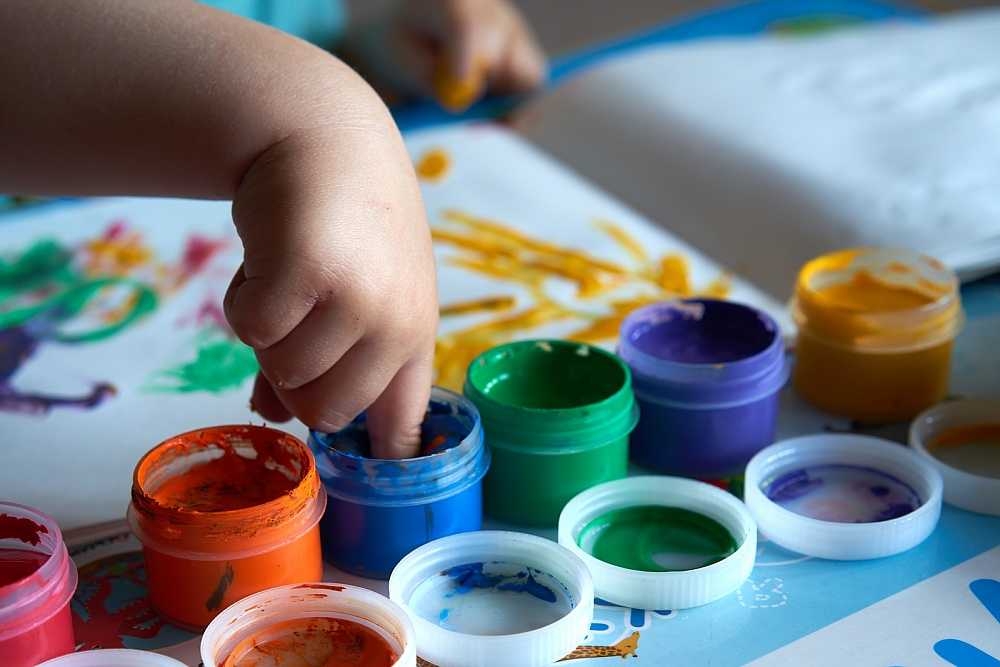 7 рецептов пальчиковых красок для малышей