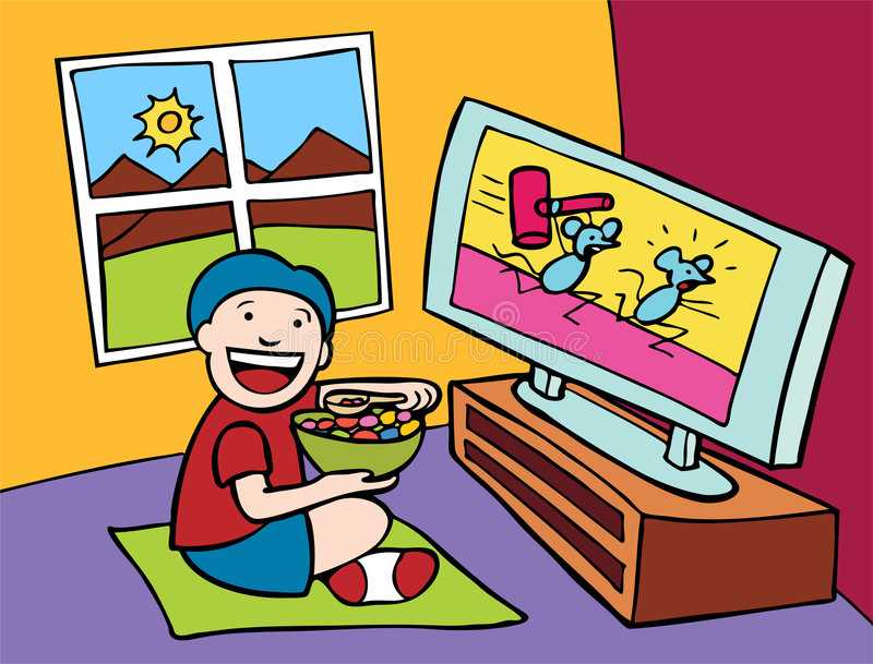 Позволять ли ребенку есть перед телевизором?