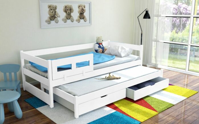 Выдвижная кровать для детской комнаты